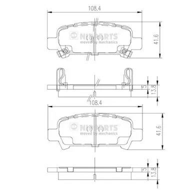 Задні гальмівні колодки Kashiyama D706901 ціна, від 16.15 USD