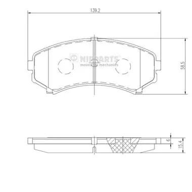 Передні тормозні колодки RDB1388 Racer