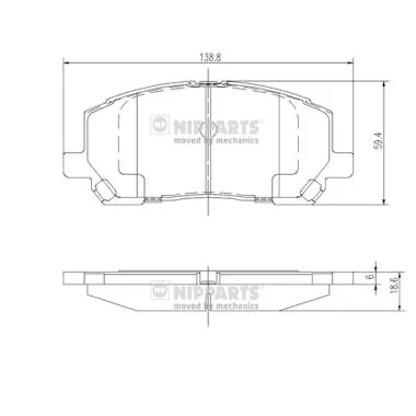 Гальмівні колодки Toko cars T2115105 ціна, від 26.60 USD