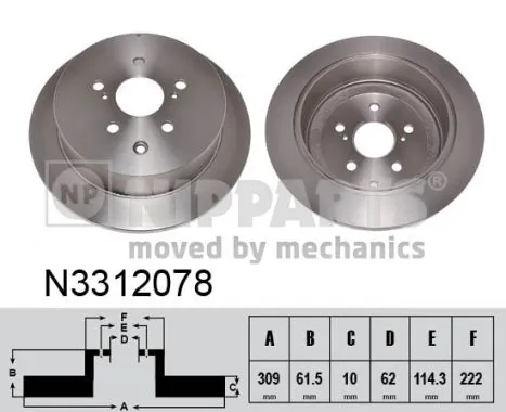 Купити DDF2519C Ferodo Диск заднього гальма