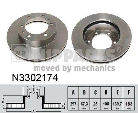 Гальмівні диски передні MRB25047 MarkBest