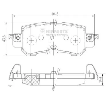 Задні гальмівні колодки Bosch 986494732 ціна, від 21.51 USD