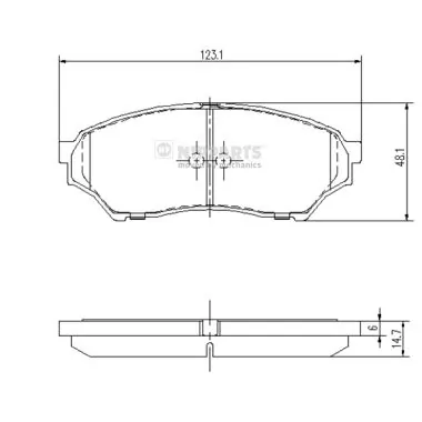 Гальмівні колодки International 71844561 ціна, від 16.49 USD