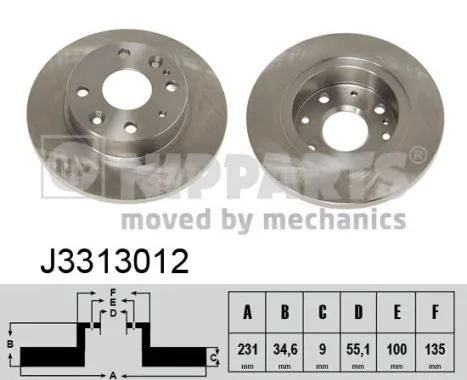 Дискові гальма на Mazda 323 S IV BG