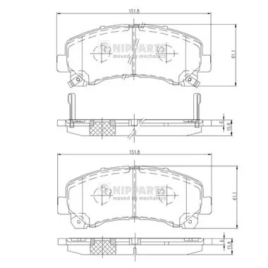 Гальмівні колодки VALEO 302571 ціна, від 35.01 USD