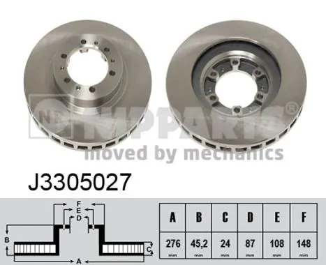 231236C Metelli Гальмо дискове переднє