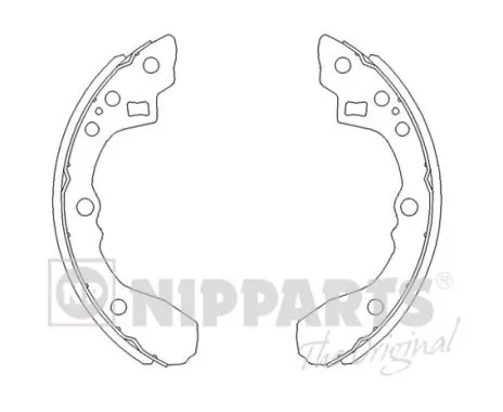 Колодки гальмові задні, барабанні AMP/Paradowscy BD0613 ціна, від 16.91 USD