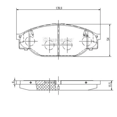 Гальмівні колодки Q-top QF0053E ціна, від 14.99 USD