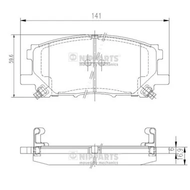Гальмівні колодки Polcar S700241 ціна, від 17.12 USD