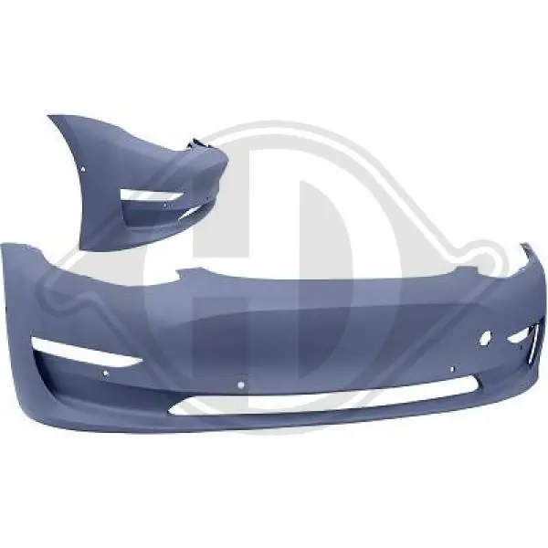 PLR5186148 Plrsolutions Бампер передній в зборі