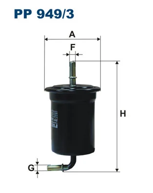 Фільтр тонкого очищення палива AMP/Paradowscy FF0611 ціна, від 4.40 USD