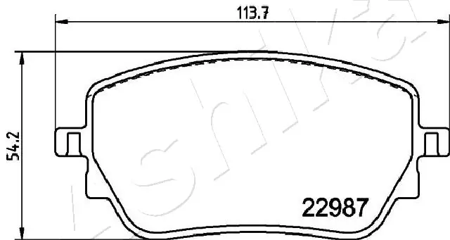Задні гальмівні колодки Mercedes A0004205903 ціна, від 54.25 USD