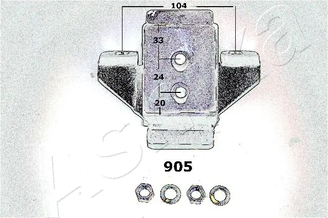 GOM905 Ashika Ліва опора двигуна