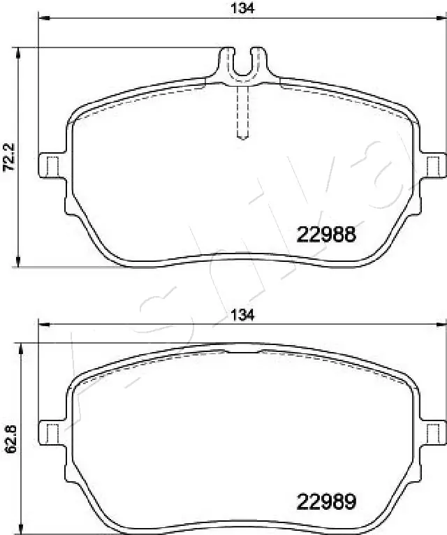Передні тормозні колодки 302549 VALEO