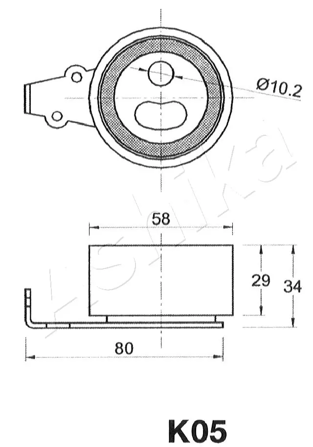 Ролик ГРМ SNR JPU58016A1