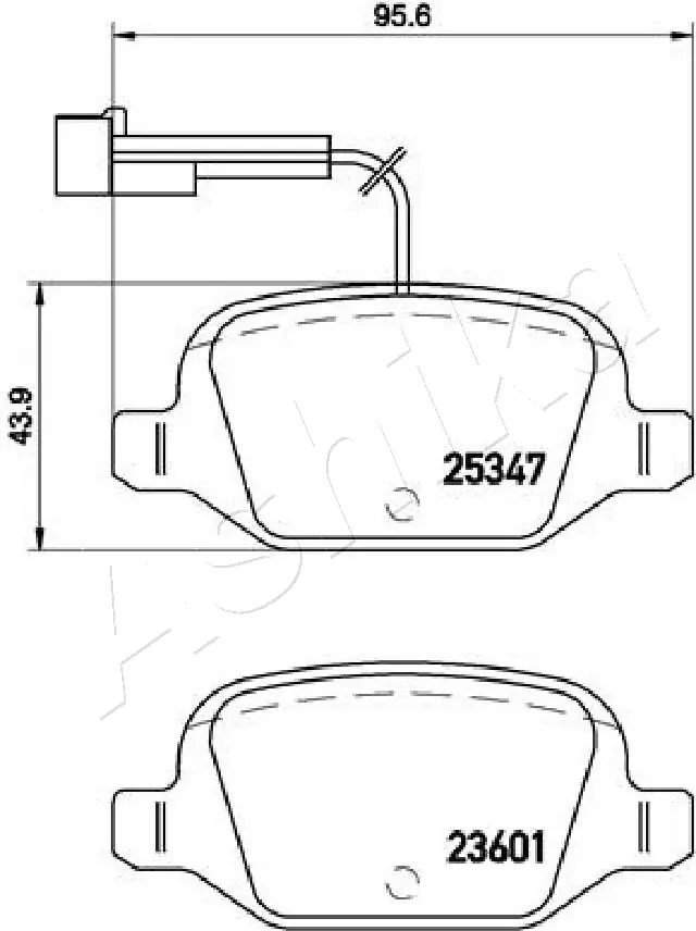 Гальмівні колодки Fiat/Alfa/Lancia 77365754 ціна, від 31.28 USD