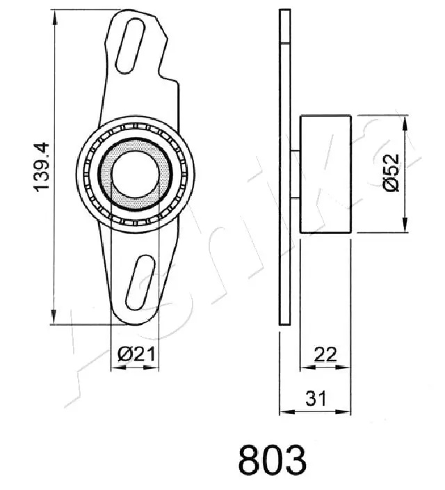 Купити PU205226RR9XY Koyo Натяжний ролик
