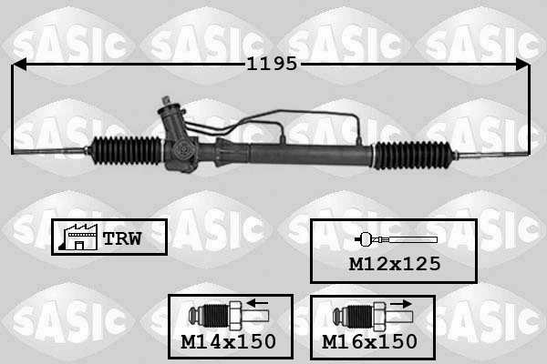 S5127010 Polcar Рейковий рульовий механізм