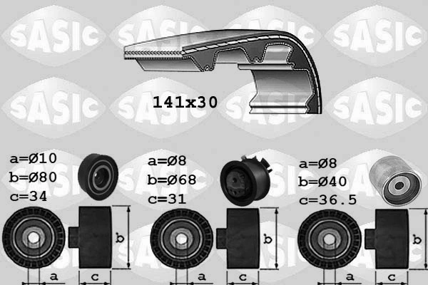 Комплект ГРМ Volkswagen Jetta V седан (1K2) (2004 - 2010) ціна, від 130.35 USD