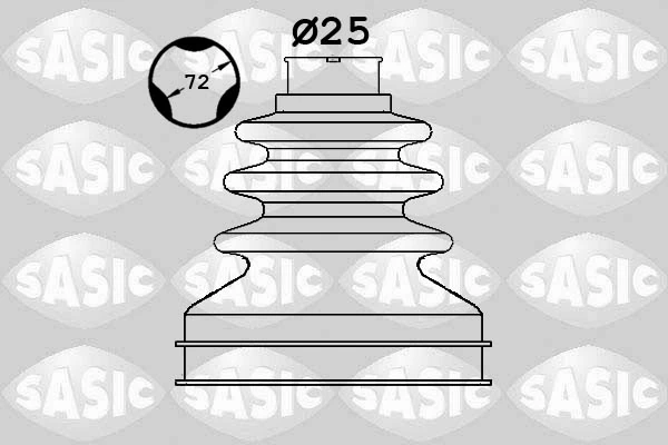 Пильник ШРКШ внутрішній, передній півосі на Ford Focus III CB8