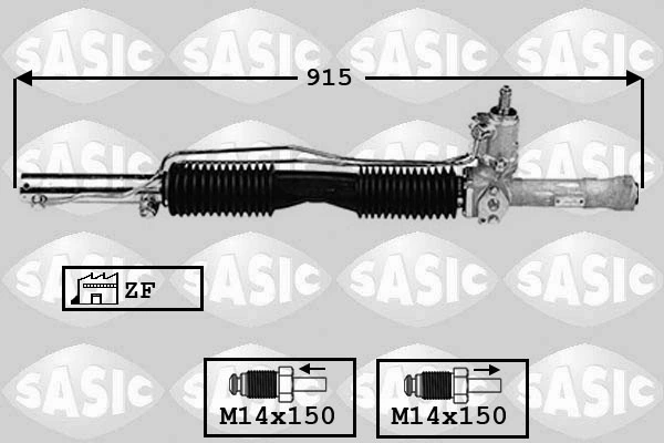 7847955112 ZF Parts Рейковий рульовий механізм