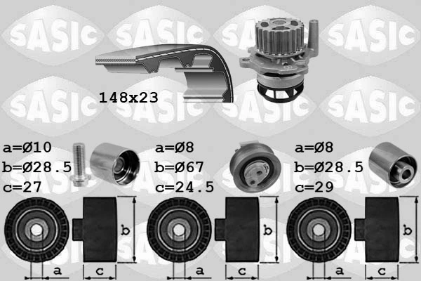 Комплект ГРМ Audi A6 C6 седан (4F2) (2004 - 2011) ціна, від 163.57 USD