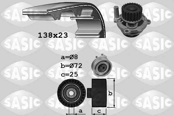 Комплект ГРМ Seat Toledo III мінівен (5P2) (2004 - 2009) ціна, від 88.08 USD