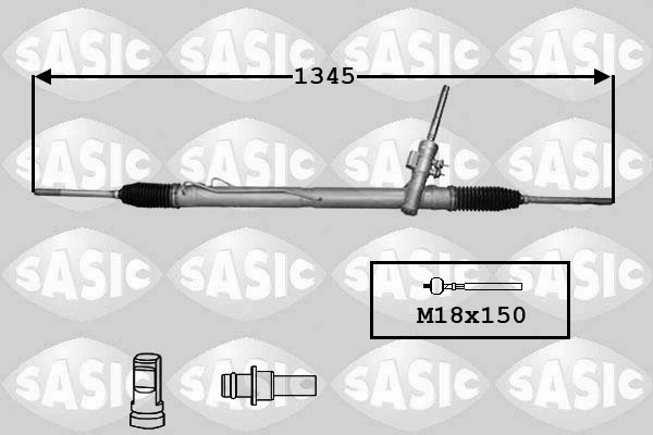 Кермова рейка GKN-Spidan 052528