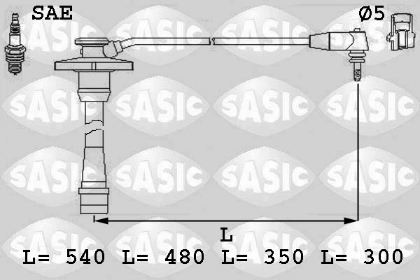 Дроти запалювання Parts-Mall PEF023 ціна, від 22.66 USD