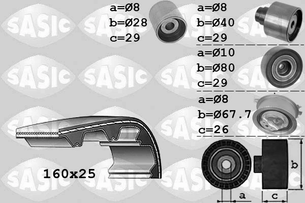  Комплект ГРМ Volkswagen Golf 