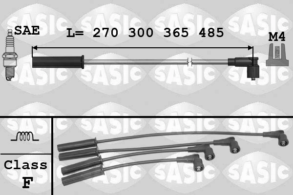 Купити MSQ0029 Polcar Провід високовольтні, комплект