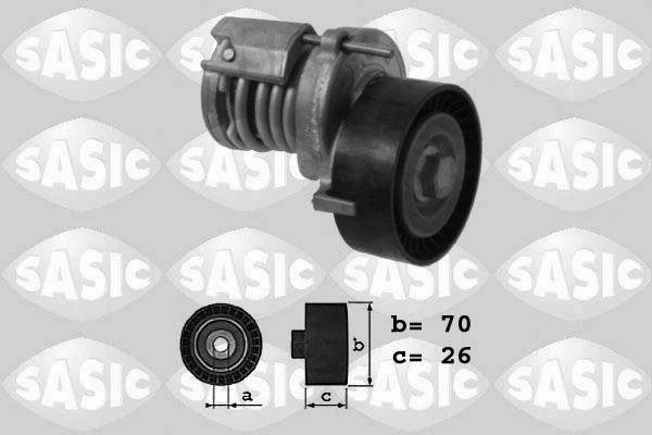 Натяжна планка поліклинового ременя на Volkswagen Polo III 6KV2