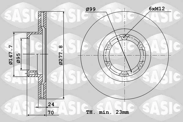 Гальмівні диски передні 8671013603 Renault (RVI)