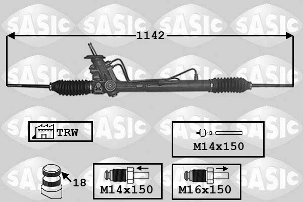 Управління рульове в зборі Polcar S5167005 ціна, від 3.78 USD