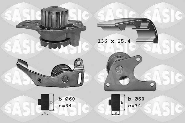 Купити Комплект ГРМ Peugeot 205 I 741A, C