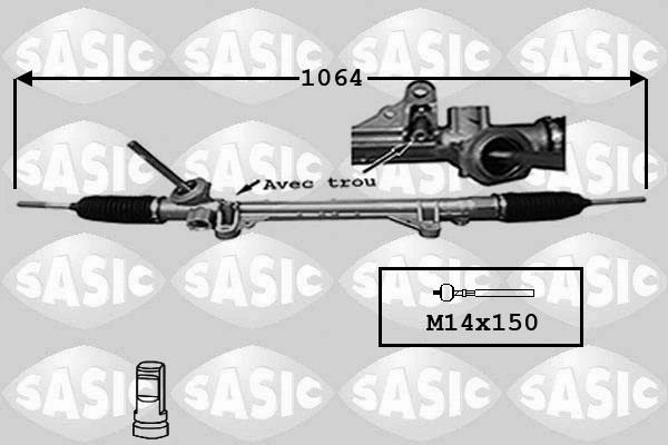 SR22186 ERA Benelux Рейковий рульовий механізм