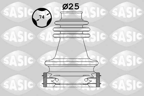 Пильник ШРКШ внутрішній, передній півосі на Renault Trafic II FL