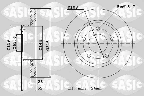 Диск переднього гальма Quaro QD6049HC ціна, від 73.00 USD