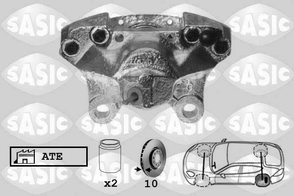 Супорт задній лівий A0004233198 Mercedes