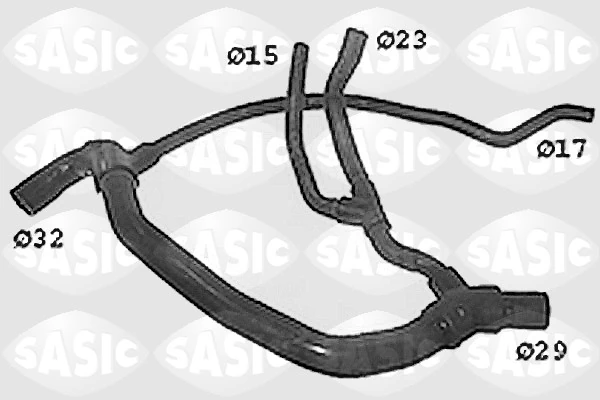 Шланг/патрубок радіатора охолодження, нижній Kamoka 7910384 ціна, від 36.90 USD