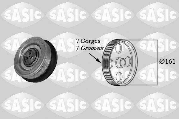 Шків колінвала (демпфер ) SPC SPC7C166B319AB ціна, від 90.88 USD