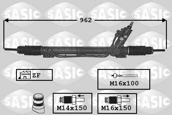 Кермова рейка GKN-Spidan 0052147