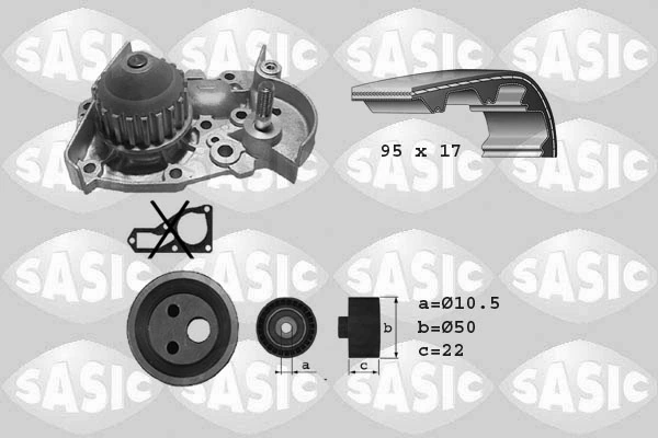 Купити Комплект ГРМ Renault 19 II B53, C53