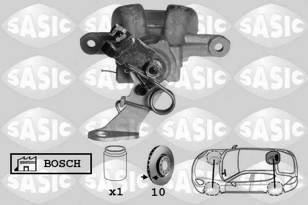 93192466 Peugeot/Citroen Супорт гальмівний задній правий