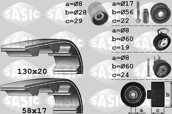 Купити Комплект ГРМ Seat Cordoba  6L2