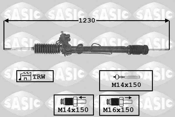 Купити R2525 Motorherz Рульова рейка