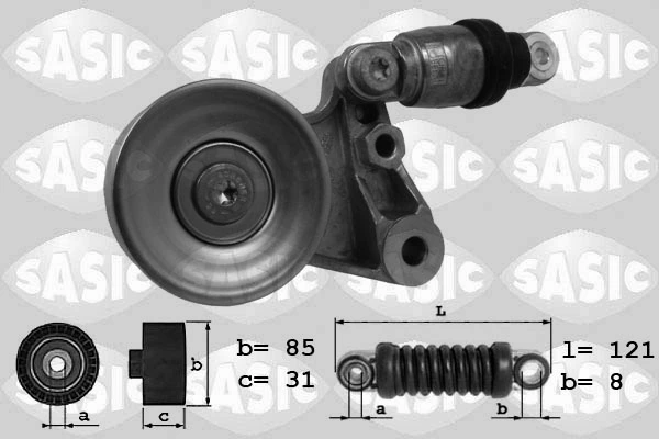 Купити 117502W20C Renault (RVI) Натягувач приводного ременя