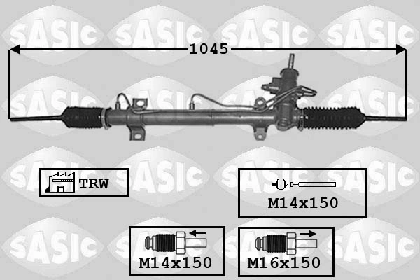 QAB000430 Land Rover Рейковий рульовий механізм