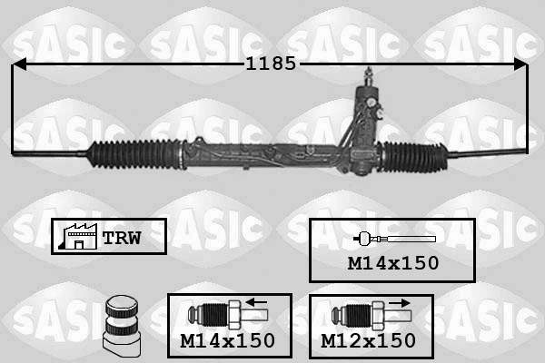 Купити R2240 Motorherz Рульова рейка