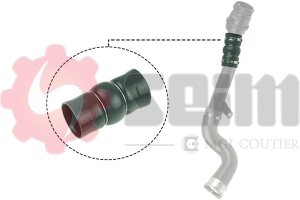 Шланг/патрубок интеркуллера Seim 981507 ціна, від 19.33 USD